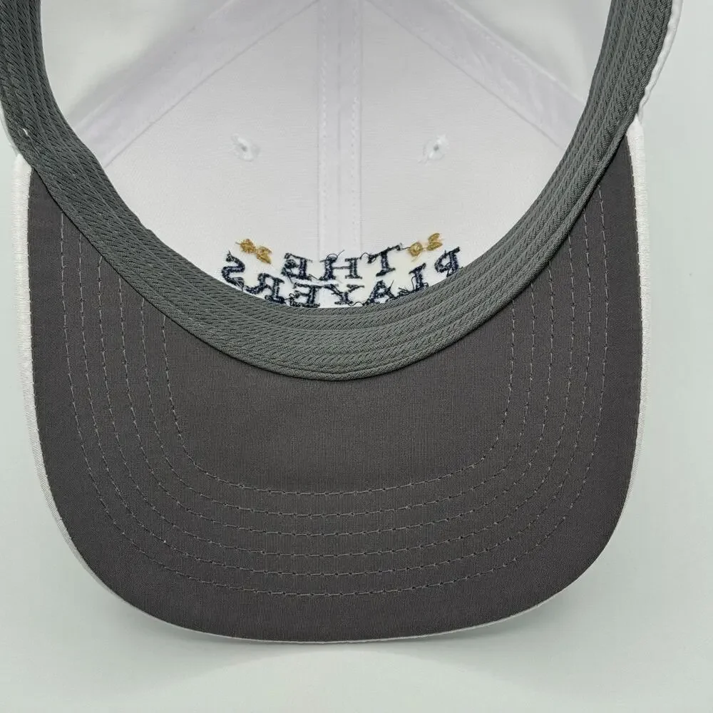 The Players Championship Hat Cap Strap Back Mens One Size White PGA Golf Ahead